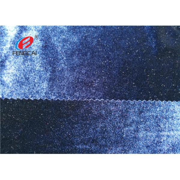 Korean Micro Velvet 9000 Fabric , Ice Flower Fabric For Dress Decorator