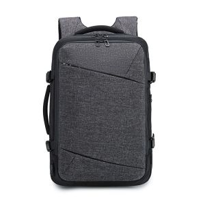 ISO9001 Unisex 32 Litre USB Travel Backpack With Shoe Compartment