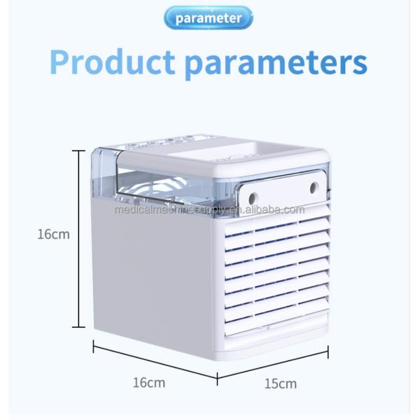 Portable Desktop USB Water Cooling Fan Mini Air Cooler Fan for Home and Office