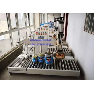 Semi Automatic Paint Filling Machine High Viscosity Chemical Lubricants Paint