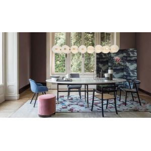 24V 3500K Champagne Gold Glass Custom Chandeliers Soft Brightness