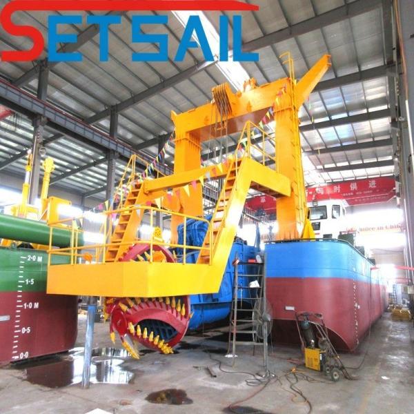 Rexroth and Parker Hydraulic Cutter Suction Sand Gold Dredger with Height of 1.5