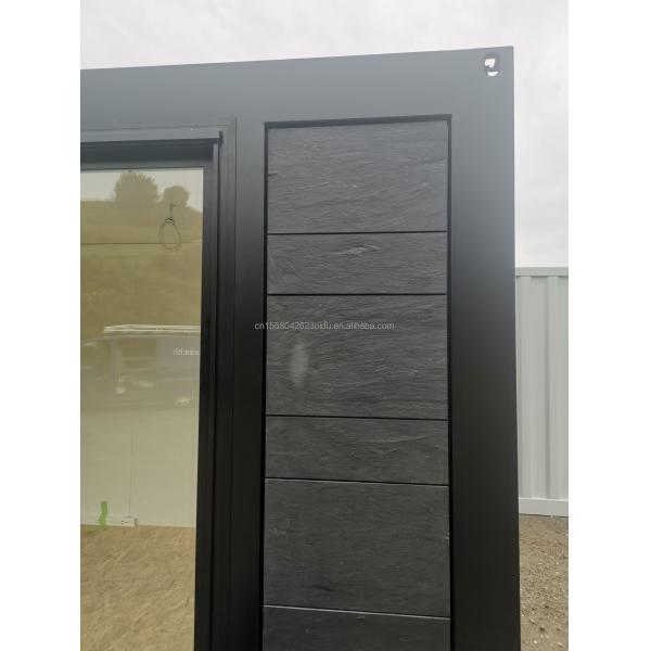 Aluminum Alloy Windows Used in 20 Foot Luxury Prefabricated Wooden House with Kitchen and Bathroom