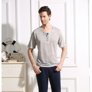 Autumn Spring 100 Hemp T Shirts , Custom Hemp T Shirts Knitted Fabric Type