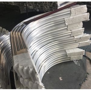 6063 T5 Aluminium Extrusion Profiles , Bending Extruded Aluminum Profile Clear