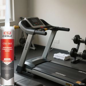 Elastic Adhesion Acetic Cure Sealant 300mL For PVC Steel