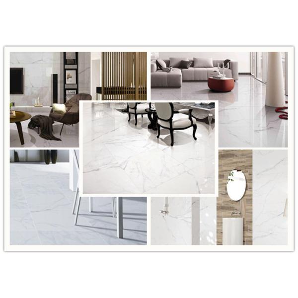 Buy Anti Bacterial Carrara Marble Ceramic Tile With Fine Air Permeability at wholesale prices