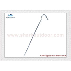 Camping galvanized steel round wire tent peg stake