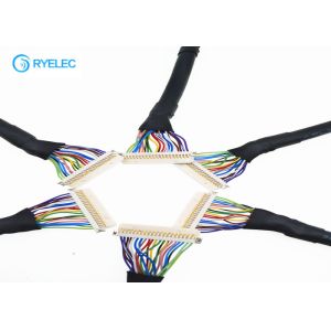 Hirose DF19 Connector LVDS Cable Assembly , 20 Pin LVDS Extension Cablefor For