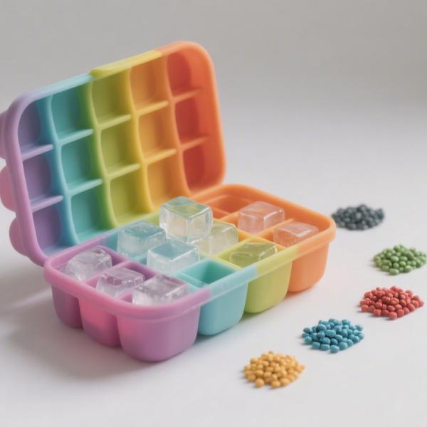 GP520 Recyclable TPR TPE Granules High Elasticity Adjustable Hardness Custom Ice Trays