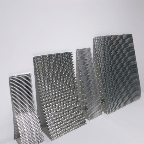 Plain Folded Fin Aluminum Auto Parts For Heat Transfer