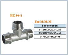 Quality brass plumbing fitting tee male for sale