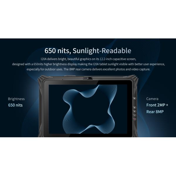 12 Inch Rugged Tablets Windows 11 With I7 CPU IP65 Waterproof 5G Connectivity