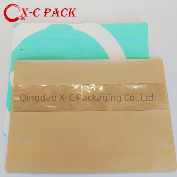 Printable Pattern Logo Transparent Zipper Bag Custom Household Items Underwear