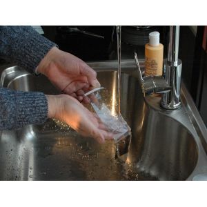 C051 Black adhesive side latent print developer