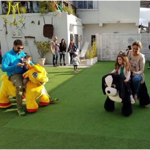 Hansel indoor playground child battery operated toy animal scooter