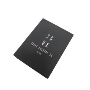 Custom Tin and Packaging Box for Luxury Black and White Solid Cologne for Men