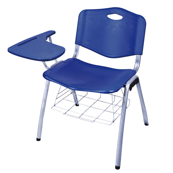 Multicolor L400cm Stackable Conference Room Chairs / Student Writing Pad Chair