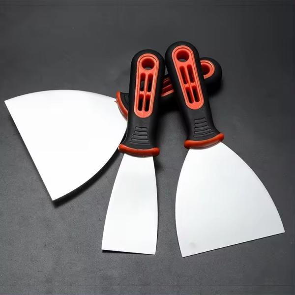 Buy Hand Tools Stainless Steel Drywall Plastering Scraper Tool Putty Knife Trowel Wall Cleaning Shovel Construction Tools at wholesale prices
