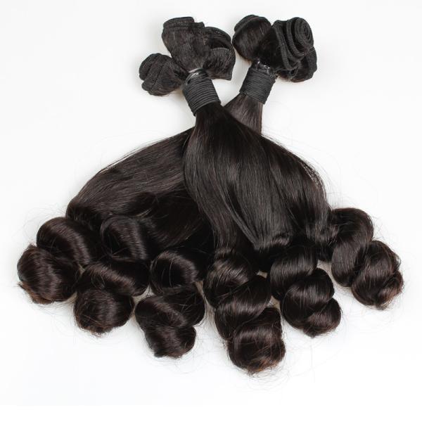 Wholesale Virgin Human Hair Etension Natural Color Indian Hair Bundles