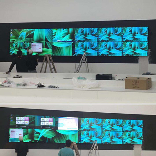 Buy 49" 178° 1.8mm Bezel 3x3 Lcd Advertising video wall at wholesale prices