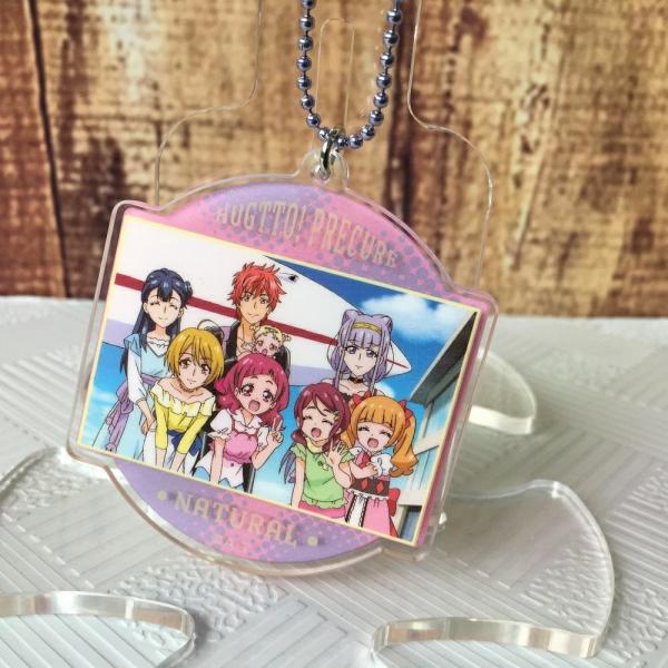 Buy Custom Design Factory High Quality Double Resin Epoxy Acrylic Plastic Keychain Charm in China at wholesale prices