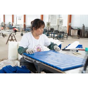 Flush Grid Conveyor Belt Modular Plastic Belt From Producer