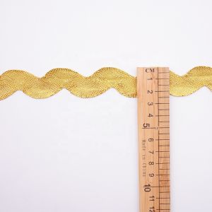 Garment 3cm 4cm Braid Gold Rick Rack Edging