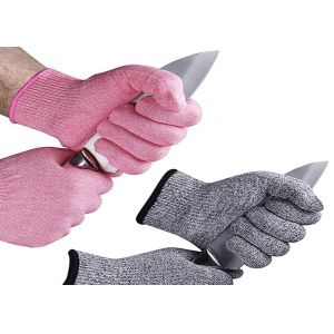 Level 5 Liner Cut Resistant Safety Gloves Moisture Absorbency For Glass Handing