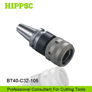 High Accuracy Power Tool Holder 0.003mm Runout With Hook Spanner , SK40 Spindle