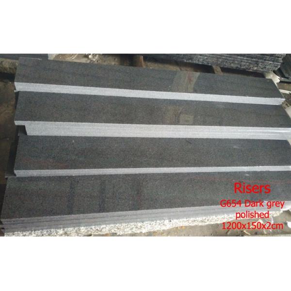 China natural stone Padang Grey, Dark Grey granite G654 cheap granite stairs,high Polished Step&Riser
