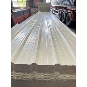 2.0mm PVC Roofing Sheet 1130mm Width Fireproof Waterproof