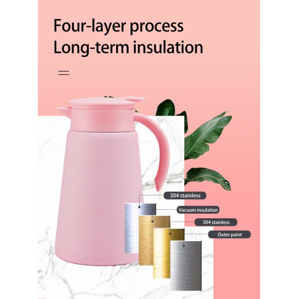 Customized Modern Vacuum Coffee Pot 600ml 800ml 1000ml