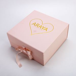 Custom Hair Packaging Boxes Foldable Hair Extension Magnetic Packaging Box