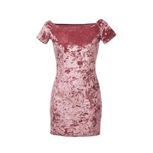 Hot Mini Velvet Dress for Sexy Lady