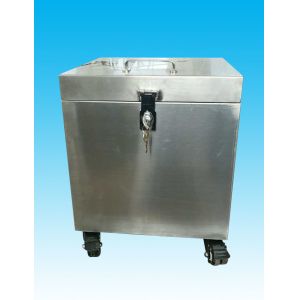 Customized Casters Lead Shielded Box For Transport And Storage Radioactive