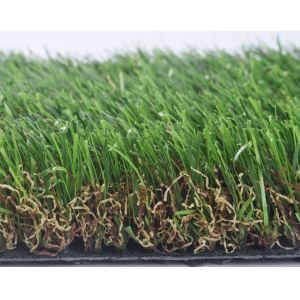 SBR Latex Backing Synthetic Landscape Green Grass 45mm For Paving Of Leisure