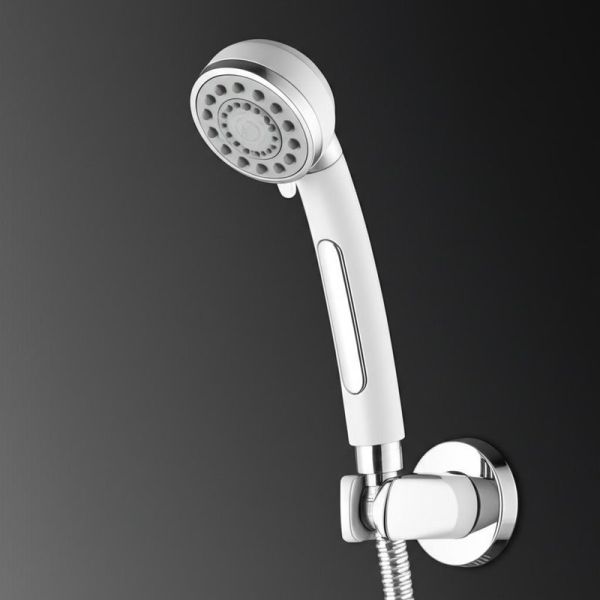 Buy Improve Your Bathroom with Brass Hand Shower in White Finish at wholesale prices
