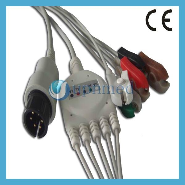 Buy Goldway Mindray One piece 5-lead ECG Cable with leadwires at wholesale prices