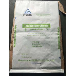 CAS 6100-05-6 Calcium Citrate Food Additive , Colorless Calcium Citrate Powder