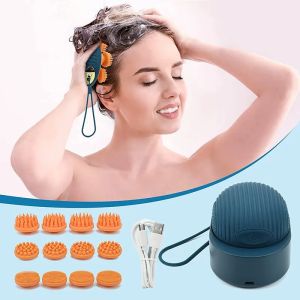 China Electric Silicone Head Massager Machine Vibration Head Massager Scalp Massager on sale