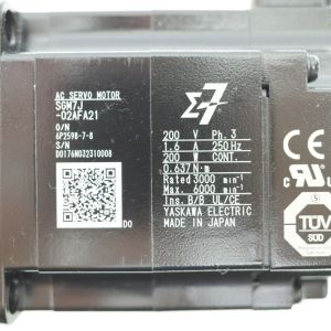 SGM7J-02AFA21 Yaskawa 200w Power Supply Servo 3 Phase Modular