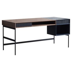 Walnut Study Computer Desk With Chair Set For Hotel Study Home Office