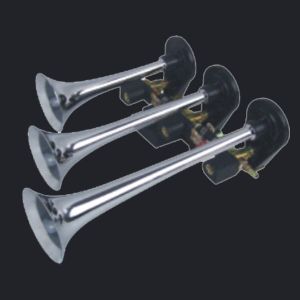 Three Trumpet Chrome Air Horn (HS-1020C)