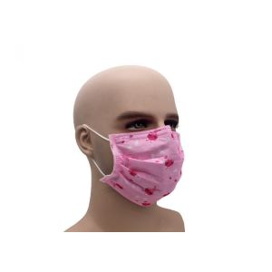 Cute Pattern Disposable Medical Mask Size 17.5 * 9.5cm 25g For Housework