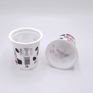 350ml pp food grade material 95mm top size yogurt /juice cup