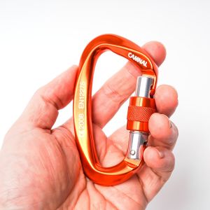 CE Certified 99mm D Shape Carabiner Suitable for Various Rock Climbing