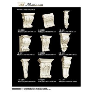 Decorative PU Corbels for Hotel/Villa/Office/Apartment/Home Decoration in Frame