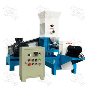 floating fish feed extruder machine designed for producing sinking and simple