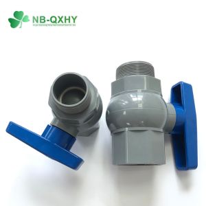 Plastic Water Butterfly Handle PVC Octagonal Female/Male Ball Valve for Water